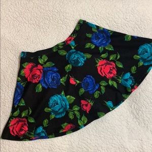 BOGO 50% OFF Forever 21 Floral Skater Skirt